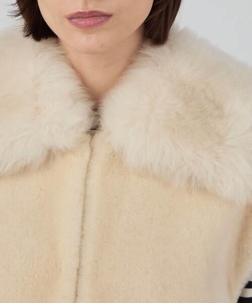 メリノムートン ビックカラージレ（ベスト）｜TOMORROWLAND collection