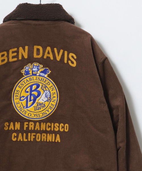 BEN DAVIS オーバーサイズ コーデュロイ ボア ワークジャケット L中綿 BEN DAVIS（ベンデイビス）の「BEN DAVIS/ベンデイビス WINTER TRAIL