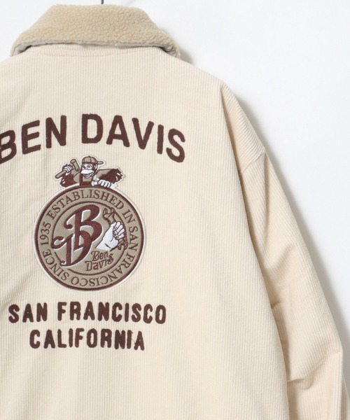 BEN DAVIS/ベンデイビス REMOVAL BOA COLLAR CORD JACKET/オーバー