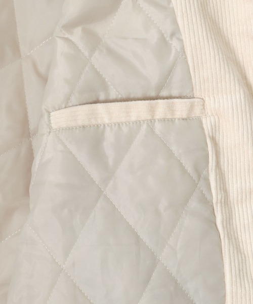 BEN DAVIS（ベンデイビス）の「BEN DAVIS/ベンデイビス REMOVAL BOA COLLAR CORD JACKET/オーバーサイズ コーデュロイ 襟ボア ワッペン刺繍 ワークジャケット/ブルゾン/レディース メンズ（ブルゾン・メンズ・ブラウン/ネイビー/ブラック/オフホワイト・M/L/XL）」の22枚目の写真