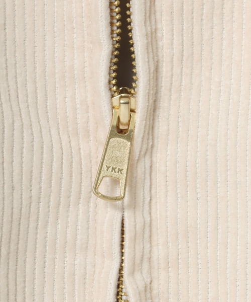 BEN DAVIS（ベンデイビス）の「BEN DAVIS/ベンデイビス REMOVAL BOA COLLAR CORD JACKET/オーバーサイズ コーデュロイ 襟ボア ワッペン刺繍 ワークジャケット/ブルゾン/レディース メンズ（ブルゾン・メンズ・ブラウン/ネイビー/ブラック/オフホワイト・M/L/XL）」の14枚目の写真