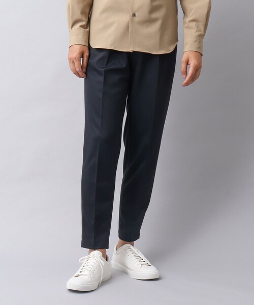 NOLLEY’S（ノーリーズ）の「【ACTIVE SECT】《限定展開 / イージーケア》モクロディ ハイストレッチ ワンタックイージーパンツ（その他パンツ・メンズ・グレー/ネイビー・M/S/L）」の9枚目の写真