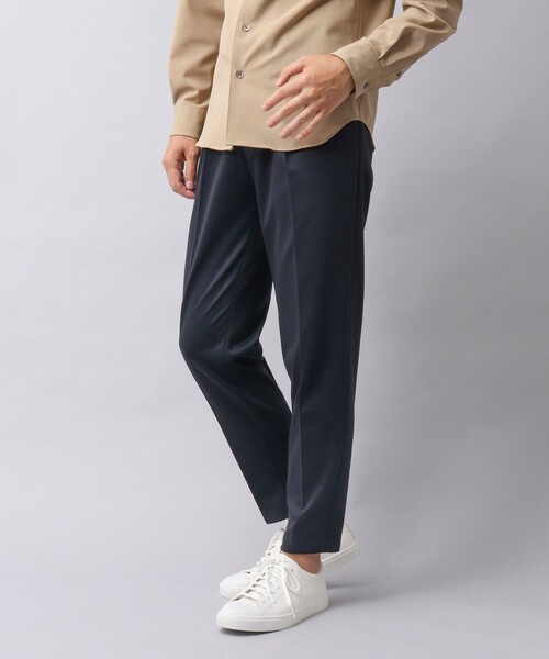 NOLLEY’S（ノーリーズ）の「【ACTIVE SECT】《限定展開 / イージーケア》モクロディ ハイストレッチ ワンタックイージーパンツ（その他パンツ・メンズ・グレー/ネイビー・M/S/L）」の11枚目の写真