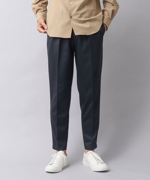 NOLLEY’S（ノーリーズ）の「【ACTIVE SECT】《限定展開 / イージーケア》モクロディ ハイストレッチ ワンタックイージーパンツ（その他パンツ・メンズ・グレー/ネイビー・M/S/L）」の5枚目の写真