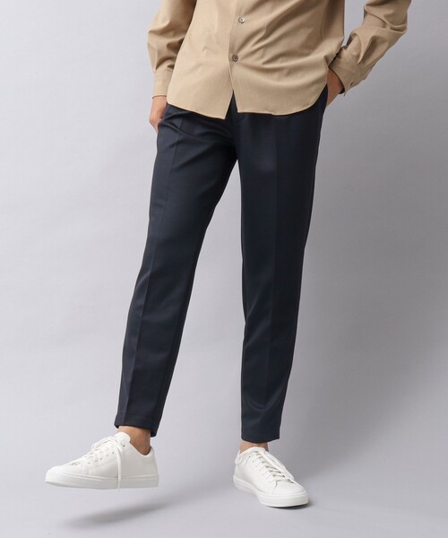 NOLLEY’S（ノーリーズ）の「【ACTIVE SECT】《限定展開 / イージーケア》モクロディ ハイストレッチ ワンタックイージーパンツ（その他パンツ・メンズ・グレー/ネイビー・M/S/L）」の6枚目の写真