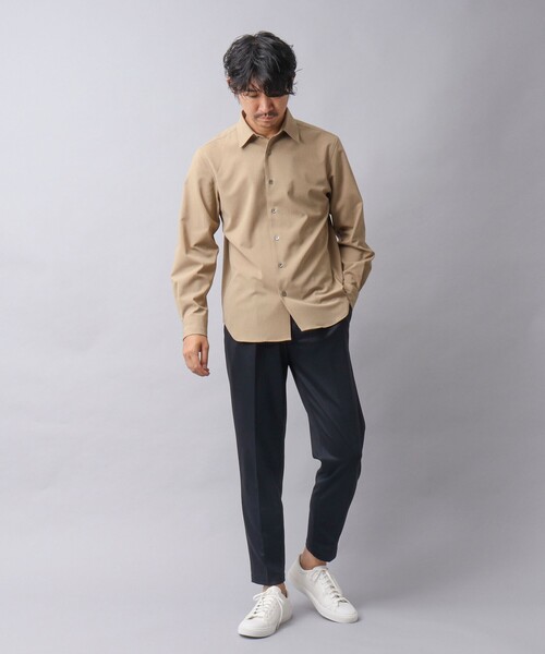 NOLLEY’S（ノーリーズ）の「【ACTIVE SECT】《限定展開 / イージーケア》モクロディ ハイストレッチ ワンタックイージーパンツ（その他パンツ・メンズ・グレー/ネイビー・M/S/L）」の17枚目の写真