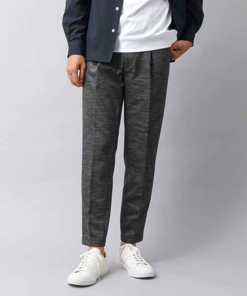 NOLLEY’S（ノーリーズ）の「【ACTIVE SECT】《限定展開 / イージーケア》モクロディ ハイストレッチ ワンタックイージーパンツ（その他パンツ・メンズ・グレー/ネイビー・M/S/L）」の19枚目の写真