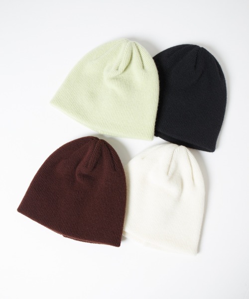 RACAL（ラカル）の「Merino Wool & Cashmere Blend Soft Knit Beanie / カシミヤウール混ソフトニットビーニー（ニットキャップ/ビーニー・レディース・ブラック/ブラウン/ライム/アイボリー・FREE）」の7枚目の写真