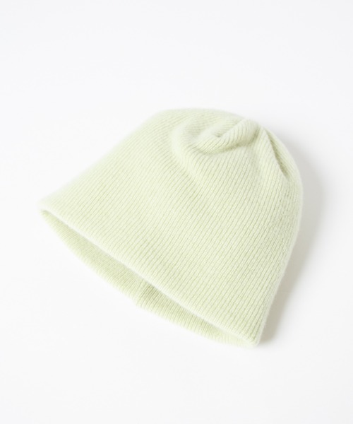 RACAL（ラカル）の「Merino Wool & Cashmere Blend Soft Knit Beanie / カシミヤウール混ソフトニットビーニー（ニットキャップ/ビーニー・レディース・ブラック/ブラウン/ライム/アイボリー・FREE）」の11枚目の写真