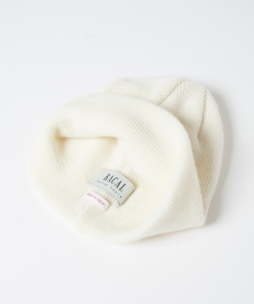 RACAL（ラカル）の「Merino Wool & Cashmere Blend Soft Knit Beanie / カシミヤウール混ソフトニットビーニー（ニットキャップ/ビーニー・レディース・ブラック/ブラウン/ライム/アイボリー・FREE）」の14枚目の写真