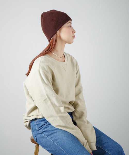 RACAL（ラカル）の「Merino Wool & Cashmere Blend Soft Knit Beanie / カシミヤウール混ソフトニットビーニー（ニットキャップ/ビーニー・レディース・ブラック/ブラウン/ライム/アイボリー・FREE）」の19枚目の写真