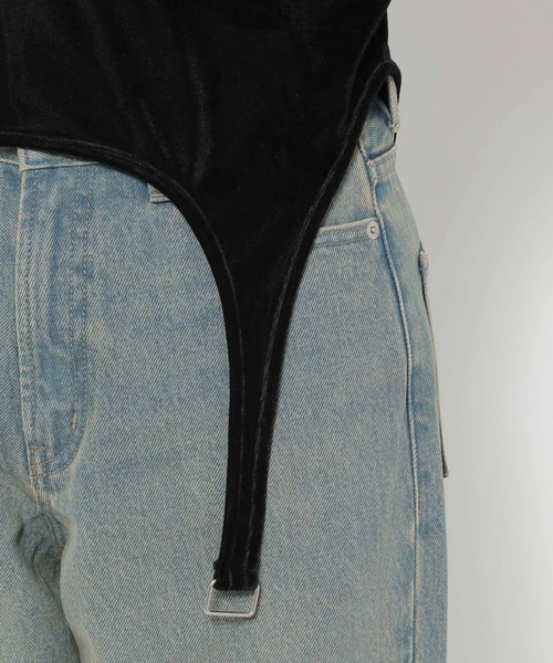 LOWRYS FARM（ローリーズファーム）の「フロッキーガーターTシャツロングスリーブ　148882（Tシャツ/カットソー・レディース・ブラック/その他/アイボリー・FREE）」の9枚目の写真