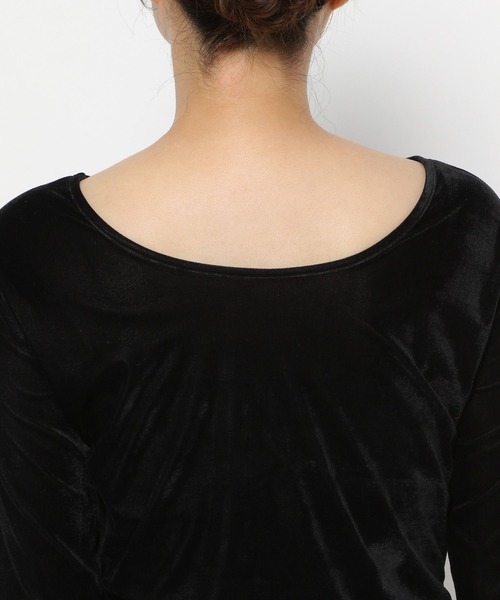 LOWRYS FARM（ローリーズファーム）の「フロッキーガーターTシャツロングスリーブ　148882（Tシャツ/カットソー・レディース・ブラック/その他/アイボリー・FREE）」の10枚目の写真