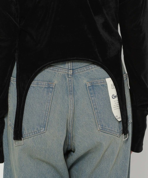 LOWRYS FARM（ローリーズファーム）の「フロッキーガーターTシャツロングスリーブ　148882（Tシャツ/カットソー・レディース・ブラック/その他/アイボリー・FREE）」の11枚目の写真