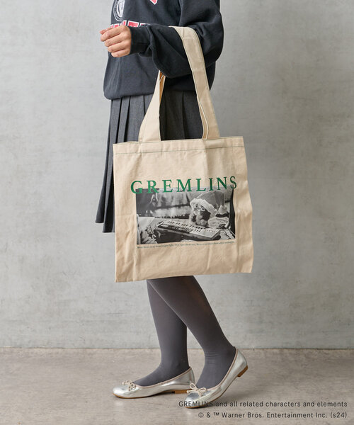 BIRTHDAY BAR（バースデイバー）の「【GREMLINS グレムリン】ギズモ　スクエアトートバッグ（トートバッグ・レディース・ホワイト・0）」の11枚目の写真