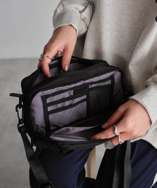 GERRY（ジェリー）の「【ユニセックス】GERRY E/Fマルチショルダーバッグ（ショルダーバッグ・メンズ・ブラック/カーキ/ベージュ/チャコールグレー・FREE）」の13枚目の写真