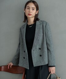 組曲（クミキョク）の「シックツイード ジャケット（テーラードジャケット・レディース）」
