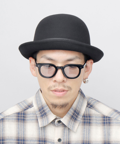セール】オーストラリア産ウール フェルト ボーラーハット