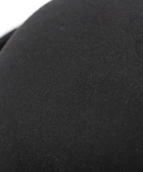 Ruben（ルーベン）の「オーストラリア産ウール フェルト ボーラーハット 折りたたみ可（ハット・メンズ・ブラック/ベージュ・FREE）」の9枚目の写真