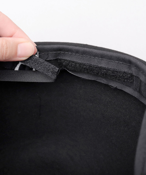 Ruben（ルーベン）の「オーストラリア産ウール フェルト ボーラーハット 折りたたみ可（ハット・メンズ・ブラック/ベージュ・FREE）」の12枚目の写真