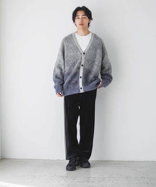 LOWRYS FARM(ローリーズファーム)の「ベロアトラックパンツ 148868(ジャージ・メンズ・グレー/ブラック・MEDIUM/LARGE)」の10枚目の写真
