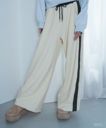 【Nora Lily】「elle」Lady Wavy Line Track Pants