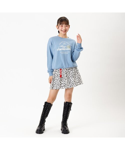 algy（アルジー）の「チャーム付きプリーツスカパン（スカート・キッズ・ベージュ/グリーン/オフホワイト/グレー/ブラック/ネイビー・SMALL/MEDIUM/X-SMALL/XX-SMALL/XXX-SMALL）」の15枚目の写真