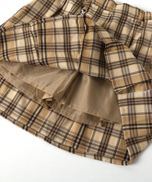 algy（アルジー）の「チャーム付きプリーツスカパン（スカート・キッズ・ベージュ/グリーン/オフホワイト/グレー/ブラック/ネイビー・SMALL/MEDIUM/X-SMALL/XX-SMALL/XXX-SMALL）」の20枚目の写真