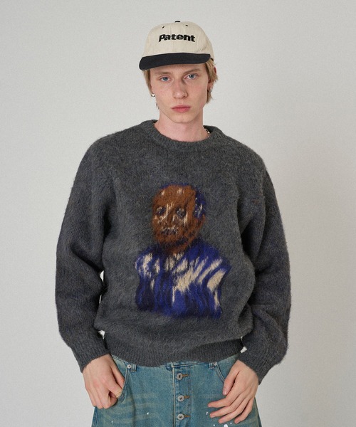 ずっと気になってた セール】ASSORT SHAGGY KNIT / アソートシャギーニット（ニット トップス