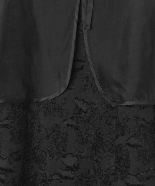 LEPSIM(レプシィム)の「【結婚式/オケージョン】ジャガードSETドレス 203351(ドレス・レディース・ライトベージュ/ブラック・FREE)」の21枚目の写真