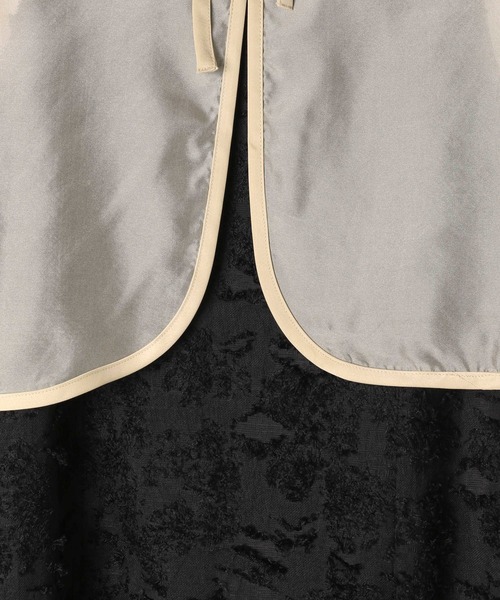 LEPSIM(レプシィム)の「【結婚式/オケージョン】ジャガードSETドレス 203351(ドレス・レディース・ライトベージュ/ブラック・FREE)」の22枚目の写真