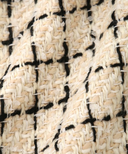 ROPE' PICNIC(ロペピクニック)の「【KIDS】チェックツイードスカート/リンクコーデ(スカート・キッズ・ブラック系その他/ホワイト系その他5・120/130/140/150)」の7枚目の写真