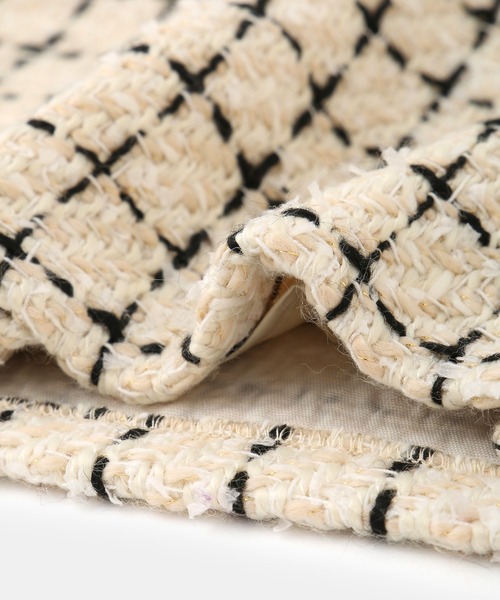 ROPE' PICNIC(ロペピクニック)の「【KIDS】チェックツイードスカート/リンクコーデ(スカート・キッズ・ブラック系その他/ホワイト系その他5・120/130/140/150)」の8枚目の写真