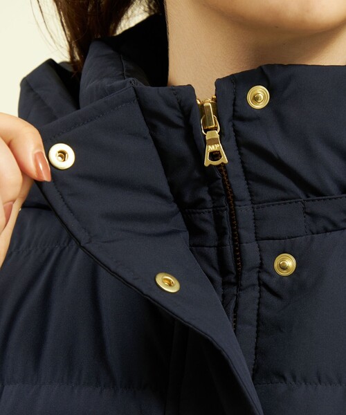 MACKINTOSH PHILOSOPHY（ﾏｯｷﾝﾄｯｼｭ ﾌｨﾛｿﾌｨｰ）の「【WEB&一部店舗限定】フーデットロングダウン（ダウンジャケット/コート・レディース・ダークネイビー/ベージュ・36/38）」の10枚目の写真