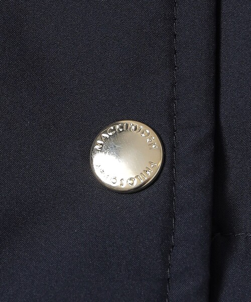 MACKINTOSH PHILOSOPHY（ﾏｯｷﾝﾄｯｼｭ ﾌｨﾛｿﾌｨｰ）の「【WEB&一部店舗限定】フーデットロングダウン（ダウンジャケット/コート・レディース・ダークネイビー/ベージュ・36/38）」の12枚目の写真