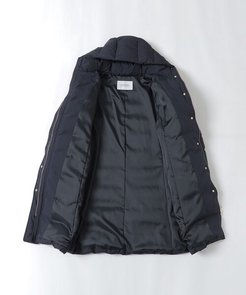 MACKINTOSH PHILOSOPHY（ﾏｯｷﾝﾄｯｼｭ ﾌｨﾛｿﾌｨｰ）の「【WEB&一部店舗限定】フーデットロングダウン（ダウンジャケット/コート・レディース・ダークネイビー/ベージュ・36/38）」の13枚目の写真