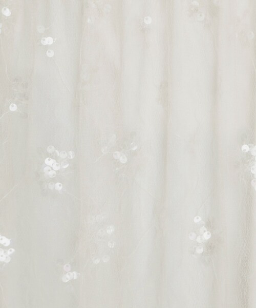 index(インデックス)の「◆《美人百花掲載》スパンコールシアー刺繍スカート【洗濯機洗い可】(スカート・レディース・ブラック/オフホワイト・00)」の12枚目の写真