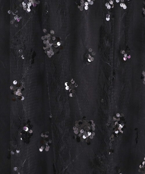 index(インデックス)の「◆《美人百花掲載》スパンコールシアー刺繍スカート【洗濯機洗い可】(スカート・レディース・ブラック/オフホワイト・00)」の16枚目の写真