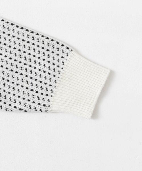 FORK&SPOON（フォークアンドスプーン）の「FORK&SPOON　バーズアイクルーネックニット（ニット/セーター・メンズ・オフホワイト/チャコールグレー/ネイビー・4/5）」の22枚目の写真