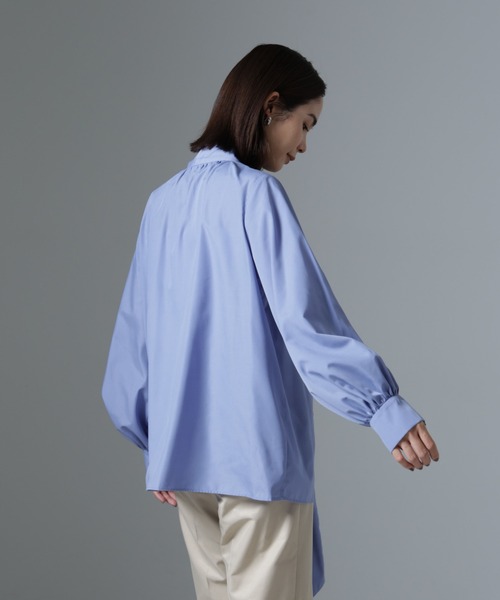 NANO universe（ナノユニバース）の「ボータイブラウス（シャツ/ブラウス・レディース・ブルー/ブラック/ホワイト・FREE）」の21枚目の写真