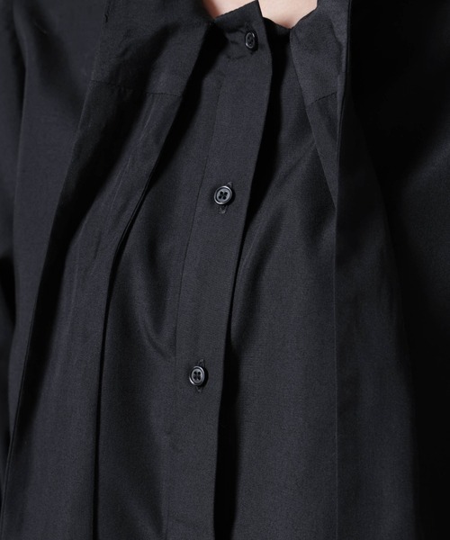 NANO universe（ナノユニバース）の「ボータイブラウス（シャツ/ブラウス・レディース・ブルー/ブラック/ホワイト・FREE）」の10枚目の写真