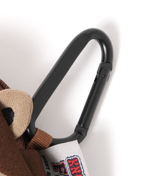 niko and...（ニコアンド）の「【BILLY(ビリー)】フェイスミニポーチ（ポーチ・レディース・ブラウン・0）」の4枚目の写真