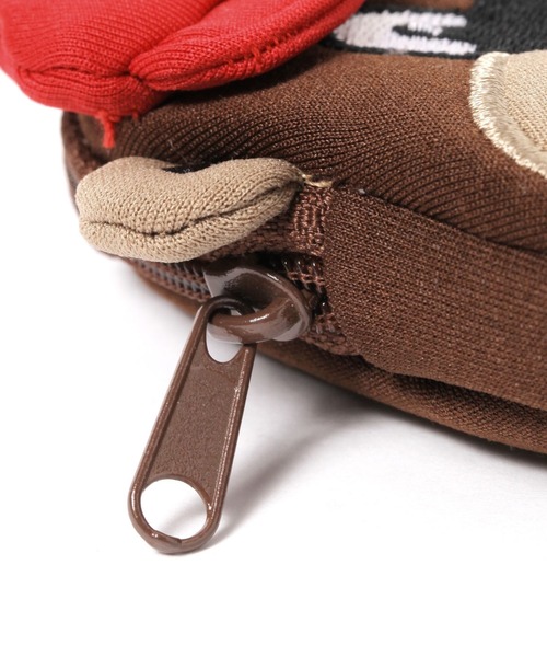 niko and...（ニコアンド）の「【BILLY(ビリー)】フェイスミニポーチ（ポーチ・レディース・ブラウン・0）」の5枚目の写真