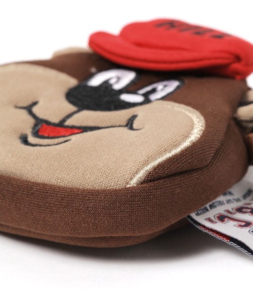 niko and...（ニコアンド）の「【BILLY(ビリー)】フェイスミニポーチ（ポーチ・レディース・ブラウン・0）」の6枚目の写真