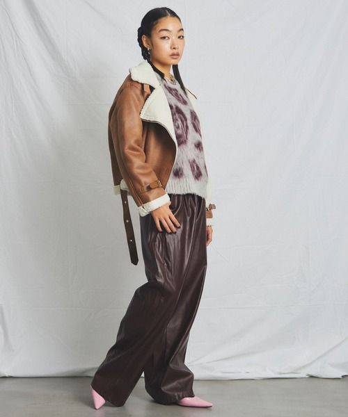 Vintage Like Faux Shearling Jacket / ヴィンテージライクフェイク 