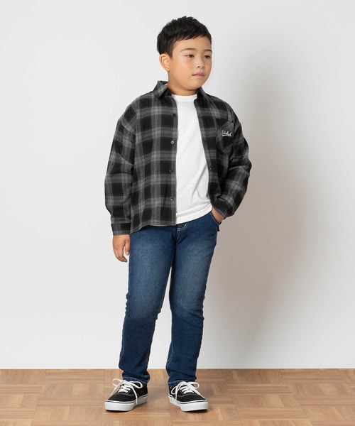 MPS(エムピーエス)の「MPS(エムピーエス)【ウェストゆったり】タイトストレートデニムパンツ(デニムパンツ・キッズ・ブラック/ダークインディゴブルー/ライトインディゴブルー・130/140/150/160)」の12枚目の写真