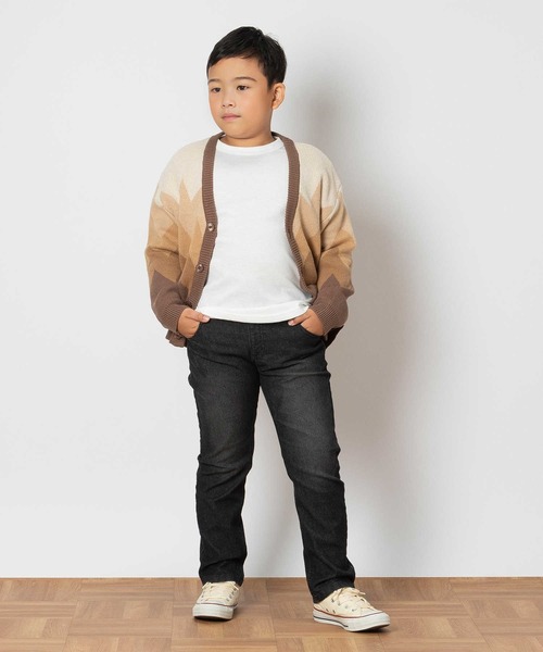 MPS(エムピーエス)の「MPS(エムピーエス)【ウェストゆったり】タイトストレートデニムパンツ(デニムパンツ・キッズ・ブラック/ダークインディゴブルー/ライトインディゴブルー・130/140/150/160)」の15枚目の写真