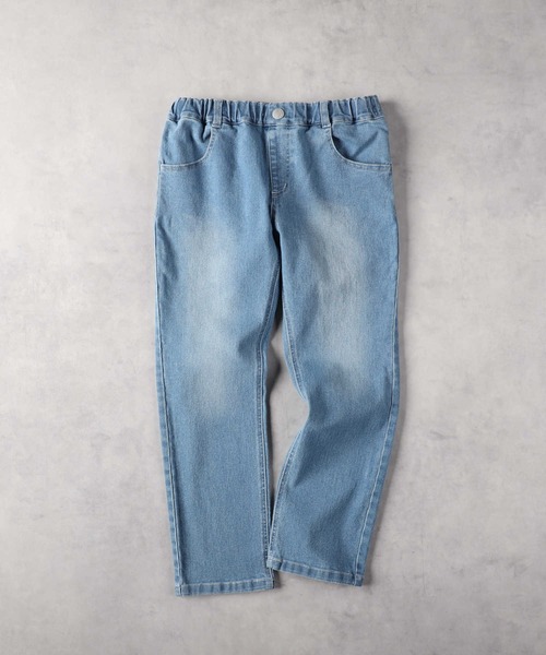MPS(エムピーエス)の「MPS(エムピーエス)【ウェストゆったり】タイトストレートデニムパンツ(デニムパンツ・キッズ・ブラック/ダークインディゴブルー/ライトインディゴブルー・130/140/150/160)」の7枚目の写真