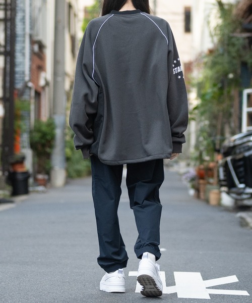 t】〔STARTER BLACK LABEL〕ナイロンワッシャ切替 サッカーデザイン