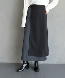 &g'aime | 【&g'aime】レイヤードラップスカートセット（2PCS）　LAYERED WRAP SKIRT SET(スカート)